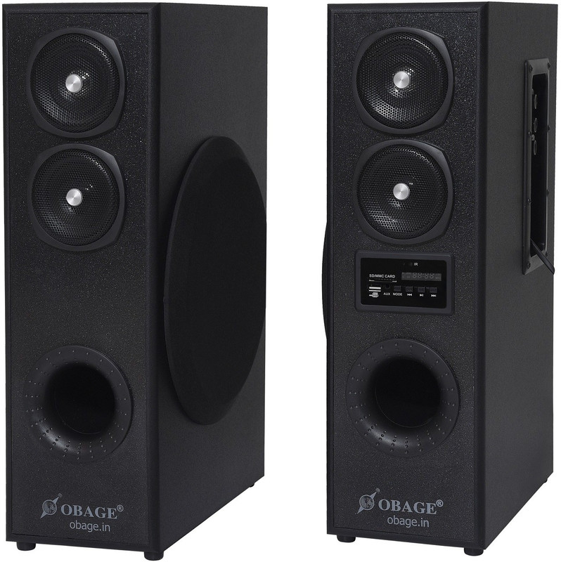 Obage Dt 2425 70 W Bluetooth Tower Speaker Black Desertcart UAE