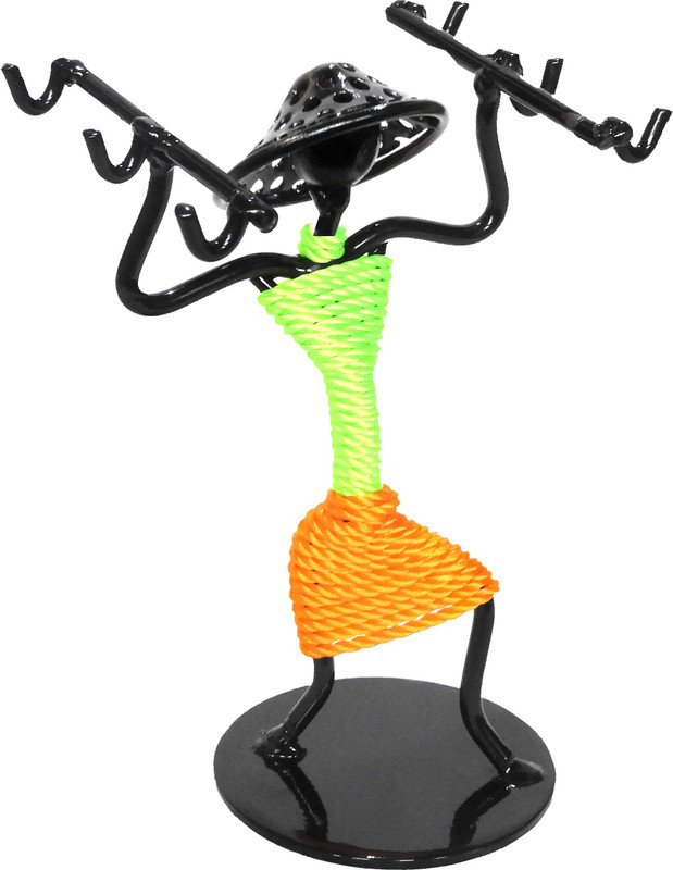 orchid engineers STYLISH KEY HOLDER KEY STAND Iron Key Holder(6 Hooks, Black)