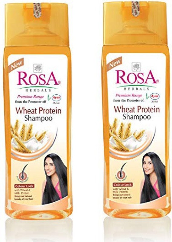rosa Wheat Protien Shampoo 200 ML (Pack of 2)(200 ml)