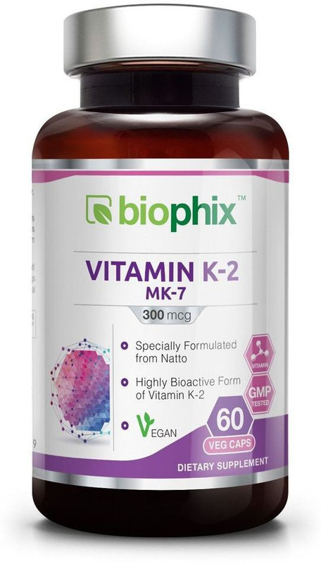 biophix Vitamin K-2 MK-7 300 mcg 60 Vcaps(60 No)