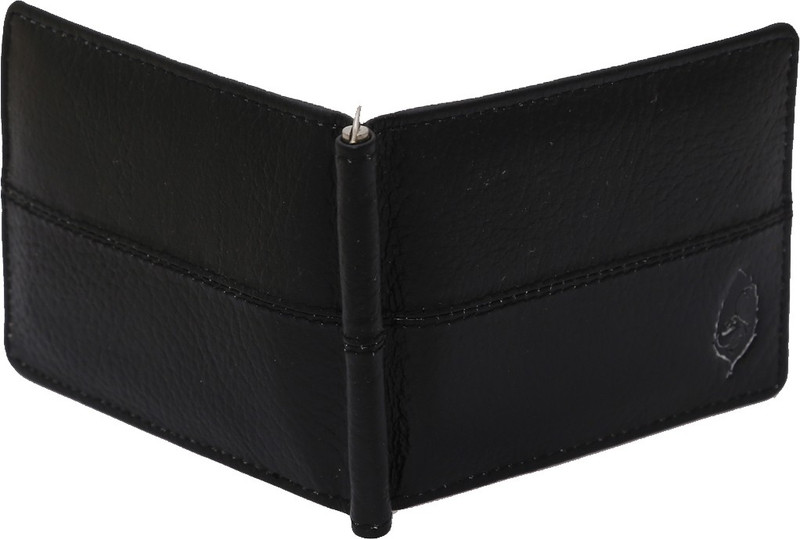 sorossi Men Casual Black Fabric Money Clip(6 Card Slots)