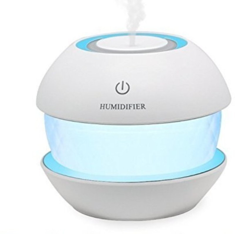 TASHKURST Diamond Humidifier 7 Color LED Lights Air Purifiers For Home Bedroom Office Car Portable Room Air Purifier (Multi color) Portable Room Air Purifier(Multicolor)