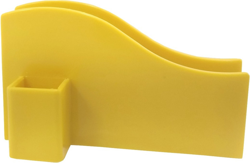 homzon 2 Compartments Plastic Romeo Napkin & Toothpick stand/ holder for dinning table/yellow(Yellow)