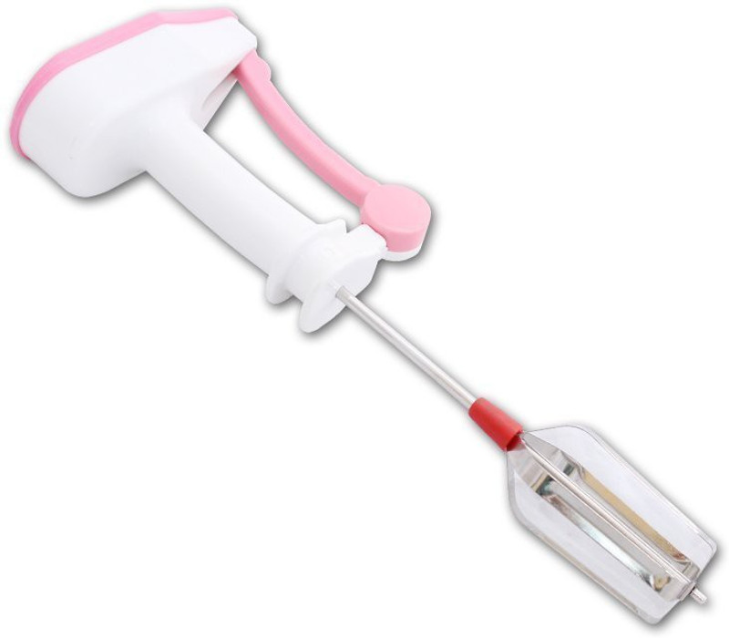 ATOOZED A1 Plastic Handheld Blender/Beater Mixer for Milk Wand Mixer Frother for Latte Coffee Hot Milk Hand Blender (Pink) 0 W Hand Blender(Pink)