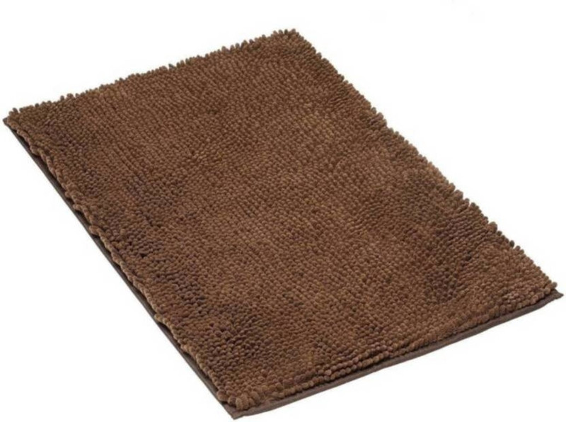 vepson Microfiber Door Mat(Brown, Medium)