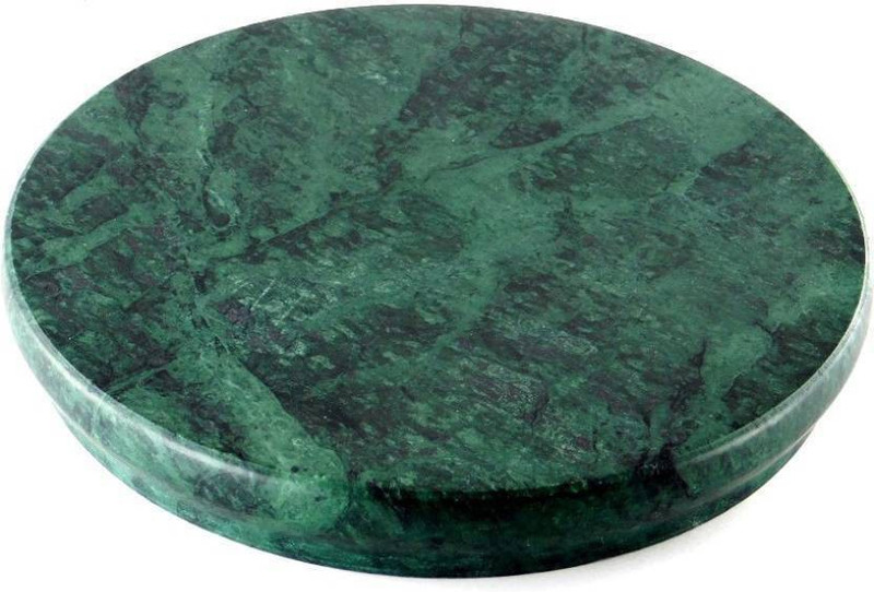 svcrafts Green Marble Chakla_Roti Rolling Board Board(Green, Pack of 1)