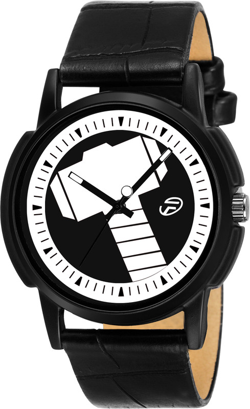 factor FR-G604-HAMMER-WH Super Premium Black Slim University Collection Analog Watch  - For Men