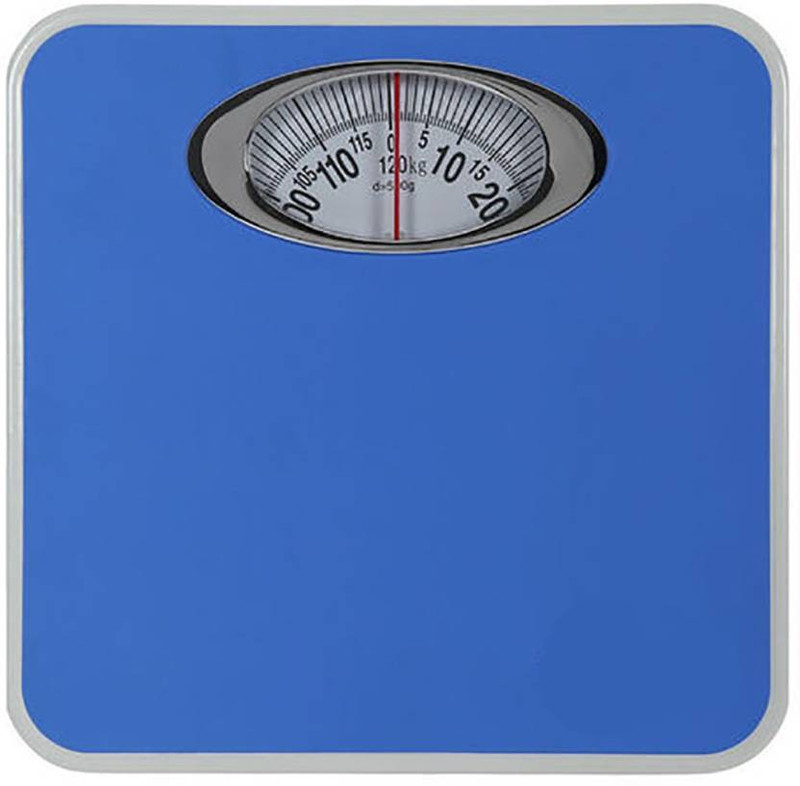 Zelenor Analog Weight Machine For Human Capacity 120Kg Mechanical Manual Analog Weighing Scale (Blue) Weighing Scale(Blue)
