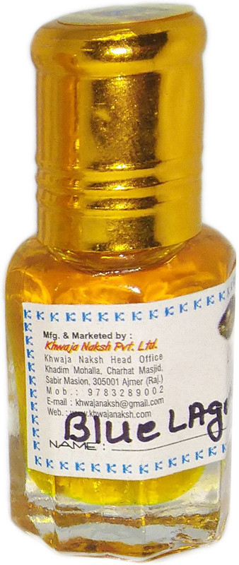 Khwaja Naksh Blue Lagoon 5g Floral Attar(Amber)