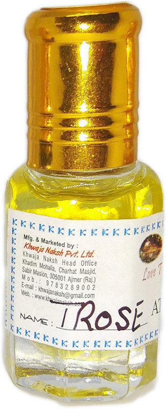 Khwaja Naksh Tee Rose 5g Floral Attar(Amber)