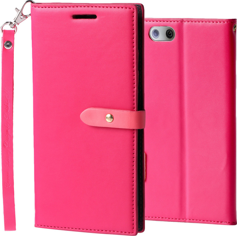 mobii care Flip Cover for Samsung Galaxy J7 Prime(pink, Shock Proof)
