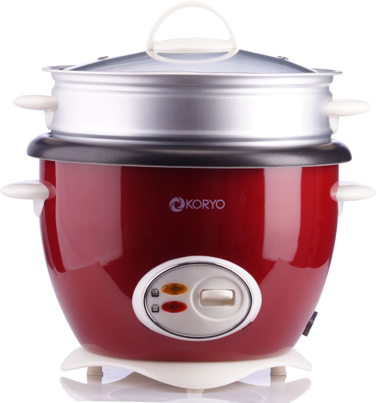 Buy Koryo KEC 1900 Autocook Electric Cooker With Steamer 1.8 L Capacity Electric Pressure Cooker 1.8 L Red Online at desertcartSINGAPORE