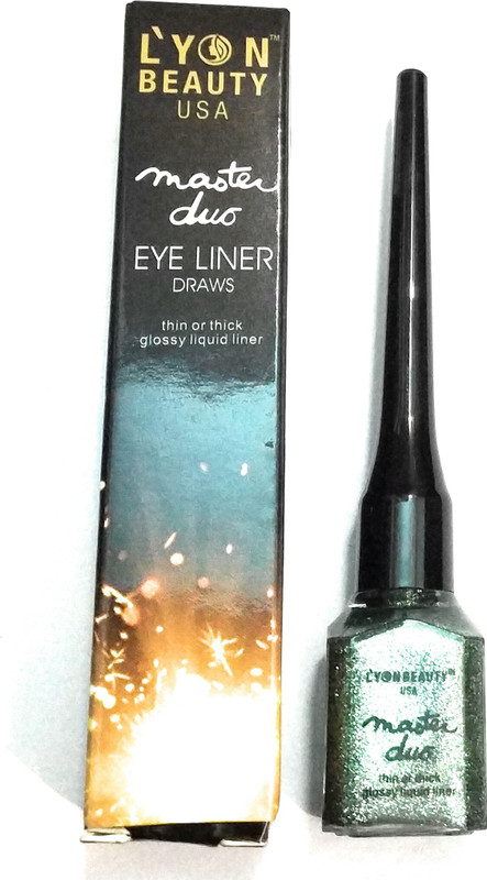 Lyon Beauty USA Master Duo Shine Eye Liner Draws 5 g(Sparkling Olive)