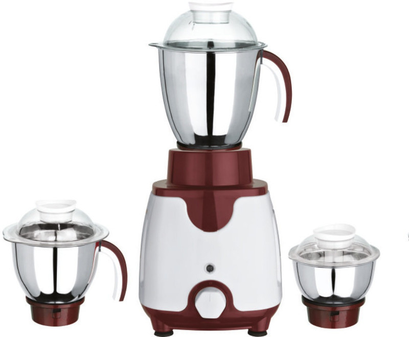 padmini GRAVITY BROWN 1000 Mixer Grinder(BROWN WHITE, 3 Jars)