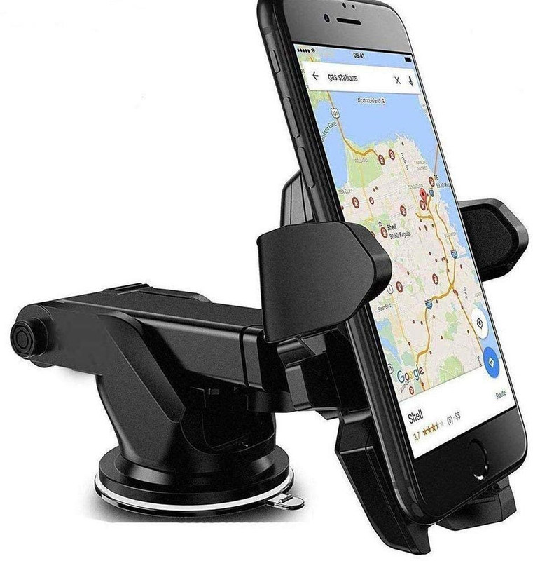 natation Adjustable Mobile Holder / Mobile Stand / Car Stand With Quick One Touch Technology For Mobiles Phones (Black ) Mobile Holder
