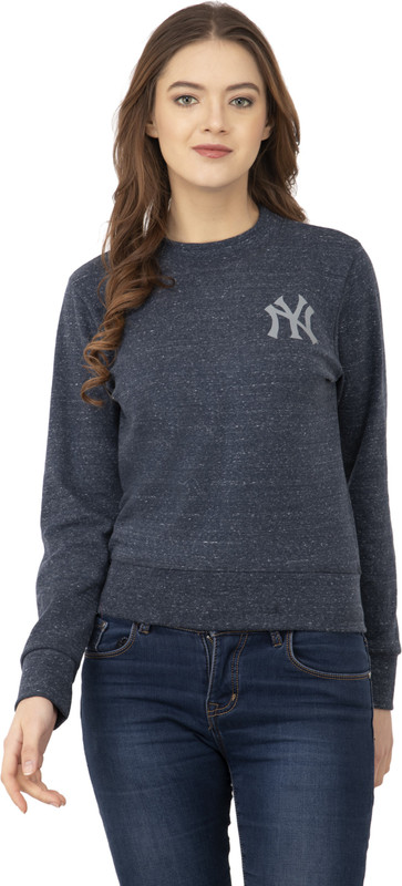 sequend Full Sleeve Self Design, Solid Women Sweatshirt