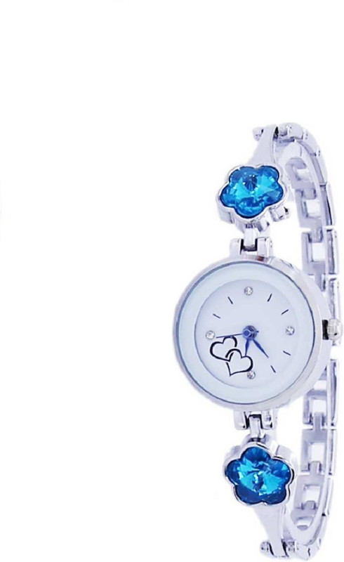 sinartrading SEA BLUE BLOSSOM FANCY FASHIONABLE DESIGNER BRACELET FANCY FASHIONABLE DESIGNER BRACELET beautiful collection women and ladies Watch - For Girls Analog Watch  - For Women