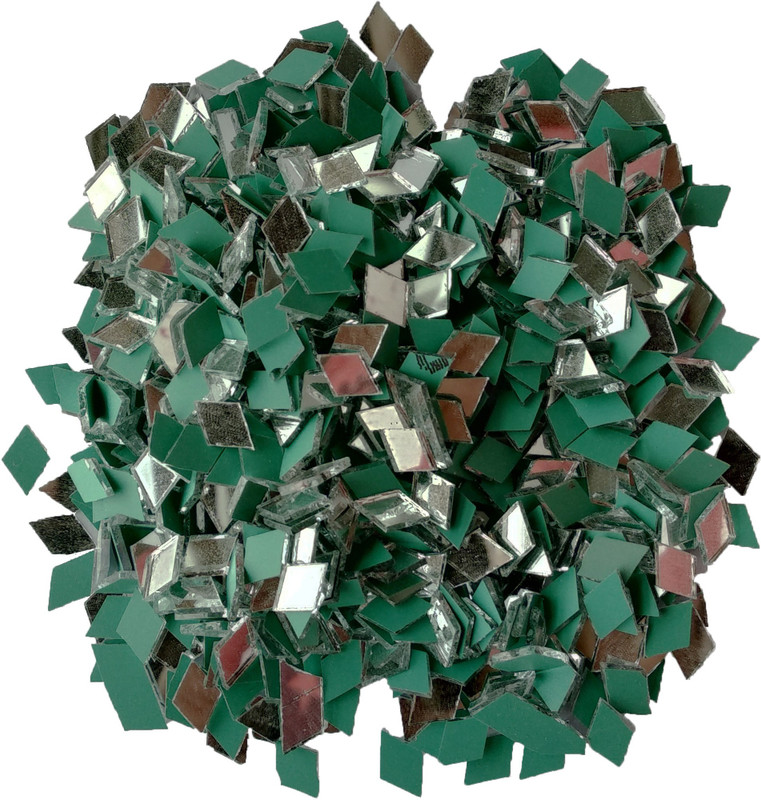 hglass Craft Mirrors, Mirror Embellishments, Glass Mirrors, Diamond Shaped Mirrors (Size: 7 Millimter & Pack of 1000 pcs)