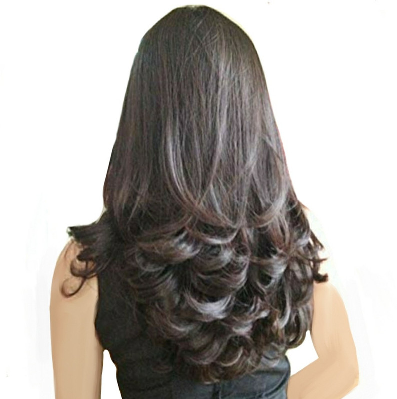 Buy Alizz feather cut half Head hair wig volumizer Hair Extension