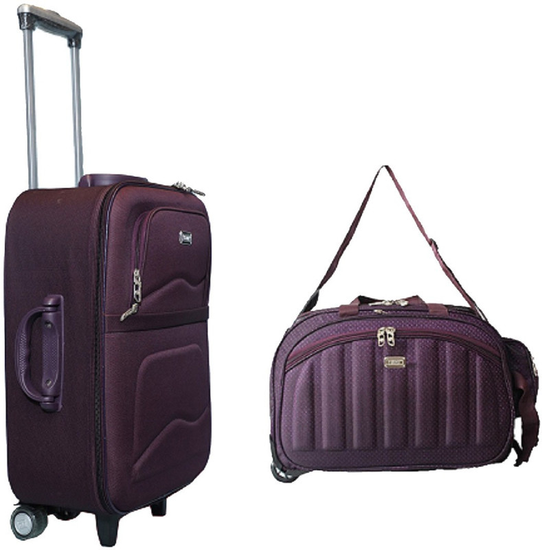 VIDHI Duffel Bag, Cabin Suitcase Combo(Purple)