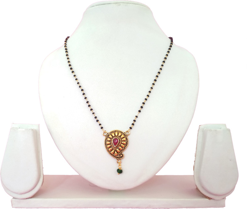 sungold designer and stylish and love sine alloy mangalsutra Copper, Alloy Mangalsutra