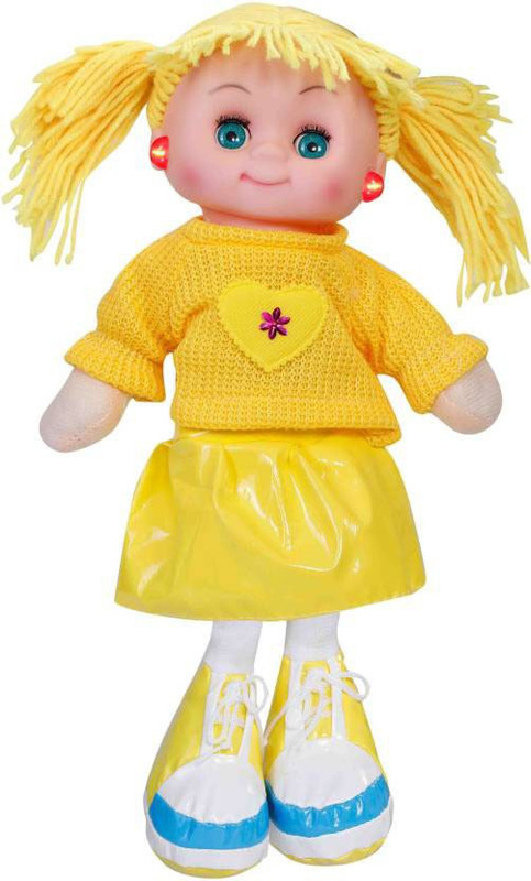 dhaman YELLOW Music Doll Teddy for Home,car Decoration or Best Birthday Gift to Girl or boy.(Yellow)