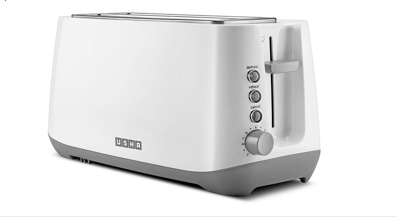 Usha PT3740 4 Slice 1400 W Pop Up Toaster(Grey) Usha PT3740 4 Slice 1400 W Pop Up Toaster(Grey)
