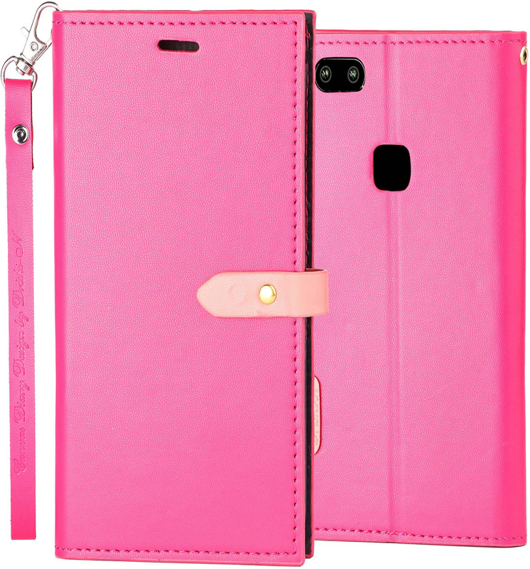mobii care Flip Cover for VIVO V7 Plus(pink, Shock Proof)