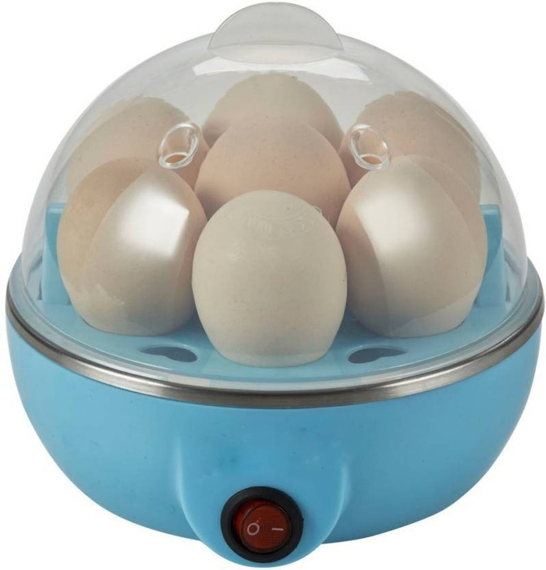 IKITZ lectric Egg Boiler Poacher - Compact MULTICOLOR Egg Cooker(Multicolor, 7 Eggs)