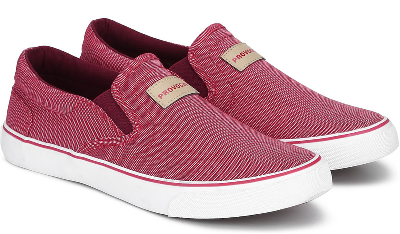 Buy Provogue Slip On Sneakers For Men Red Online at desertcartZimbabwe