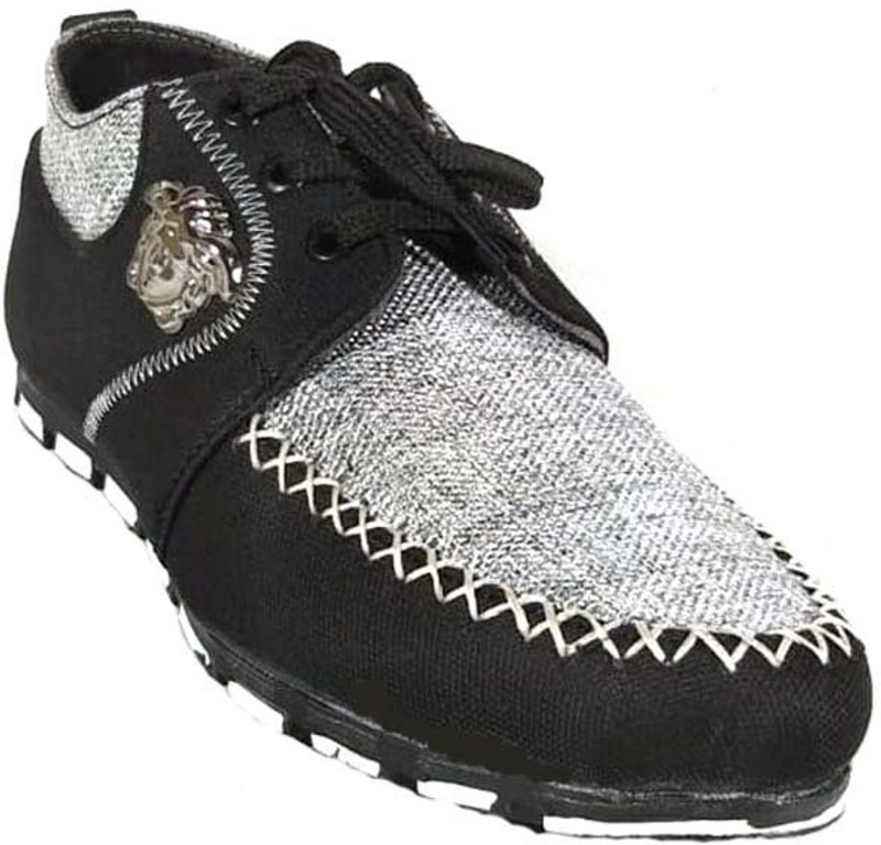 haroon footwear HLEEON Casuals For Men(Black, White)