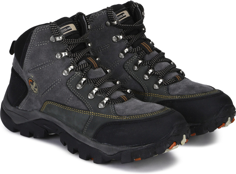 WOODLAND Hiking & Trekking Shoes For Men(Grey) WOODLAND Hiking & Trekking Shoes For Men(Grey)