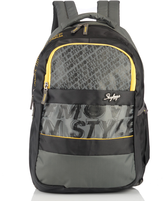 Buy Skybags Vader Laptop Backpack Grey 35 L Laptop Backpack Black Grey Online