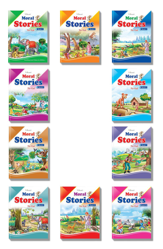 Story Books Set of 10 in English with 101 Moral Stories from Inikao - InIkao Moral Stories(English, Paperback, unknown)