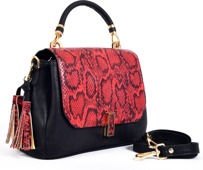 librose Women Red, Black Hand-held Bag