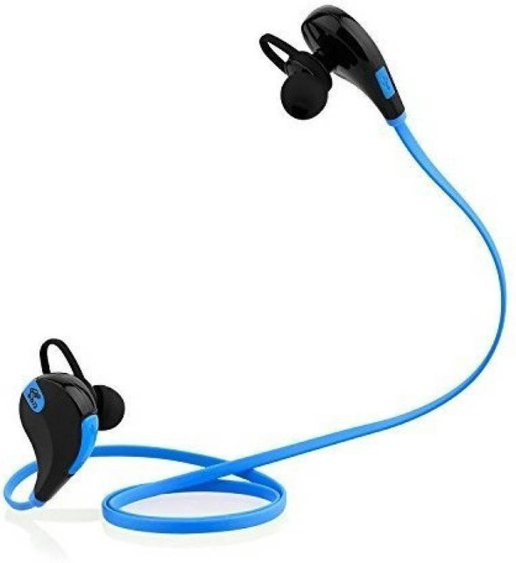 hala QY7 Jo Bluetooth, Wired Headset with Mic(Blue, In the Ear)