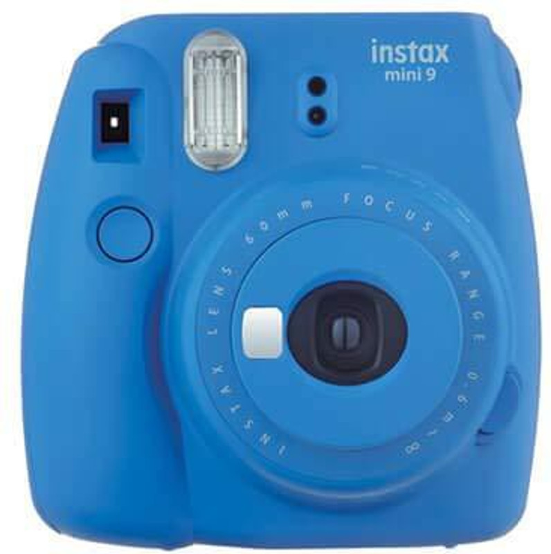 Fujifilm Instax Mini 9 FunCam with film (Cobalt Blue) Instant Camera(Blue)