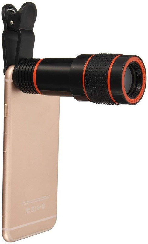 TSV Brand New 12x Zoom Optical Mini Mobile Phone Telescope HD Camera +Clip For All Smartphone Lens(Black, 20-40)