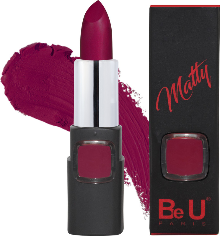 be u paris Matty Lipsticks 01"(Red, 4.5 g)
