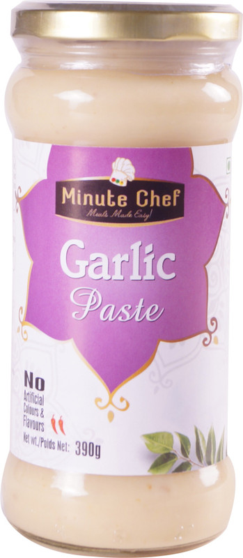 Minute Chef Ready to Cook Garlic Paste, 390g(390 g) Minute Chef Ready to Cook Garlic Paste, 390g(390 g)