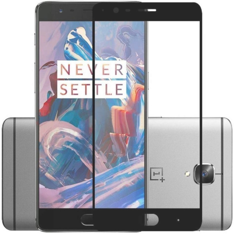 sadgatih Edge To Edge Tempered Glass for ONE PLUS 3 ( 100% ORIGINAL QUALITY GLASS SCREEN GUARD )(Pack of 1)