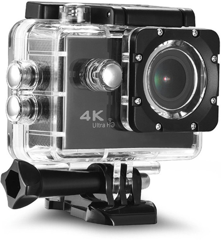ALONZO 4K Action Camera 16MP Sony Sensor Vision 3 Underwater Waterproof Camera 170Â° Wide Angle Sports and Action Camera(Black, 16 MP)