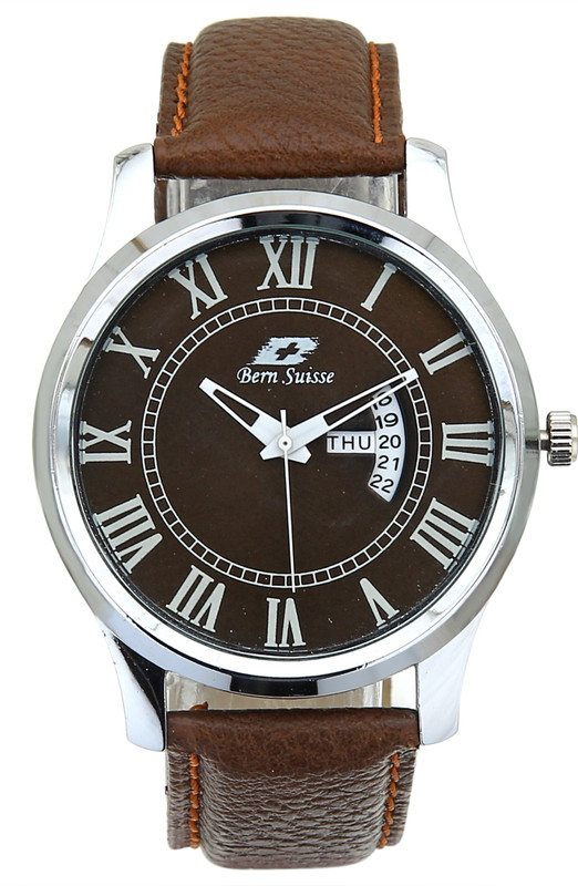 bernsuisse Bern Suisse Full Brown Dial Brown Strap 2019 Modern Design Wrist Watch - Brown Analog Watch  - For Men