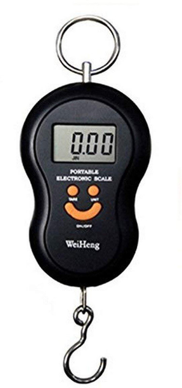 Khargadham Digital Kitchen Weighing Scale, Luggage Hanging Weight Scale, 45kg Weighing Scale(Black)