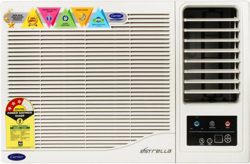 Carrier Copper 1 Ton 3 Star Estrella Window Ac White Price Shoppr 1 ton at rs 20000/piece in ernakulam, kerala. price shoppr