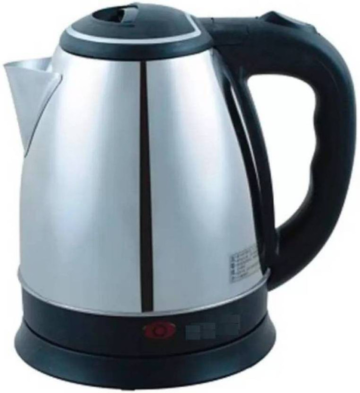 Zeom Stainless Steel Tea Heater with Auto Shut Off & Boil Dry Protection Electric Kettle  (1.8, CHROME) Electric Kettle(1.8 L, Silver)