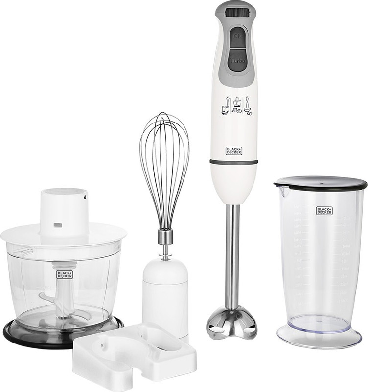 Black & Decker BXBL6002IN 600 W Hand Blender(White)