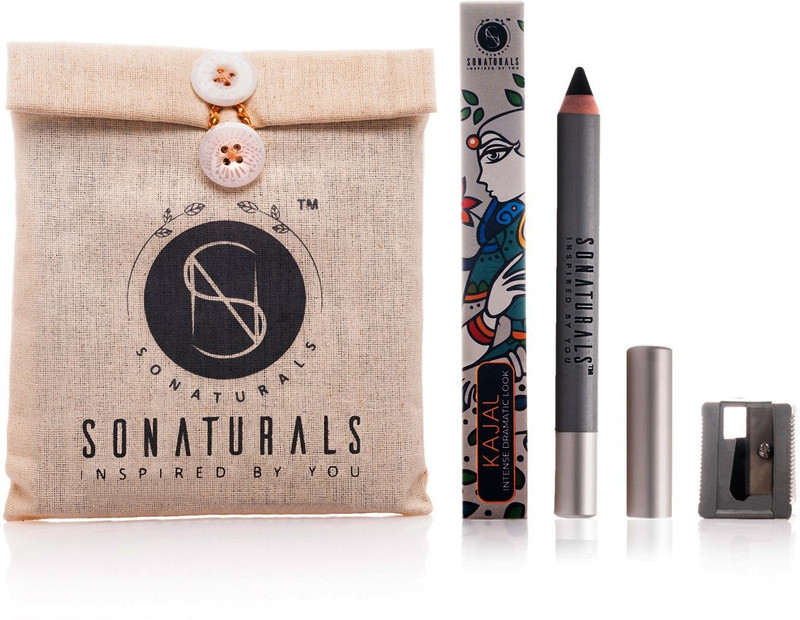sonaturals KAJAL ENRICHED WITH CAMPHOR AND VITAMIN E(Black, 2.5 g)