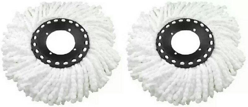 prathana microfiber hand refill Wet & Dry Mop(White, Black)