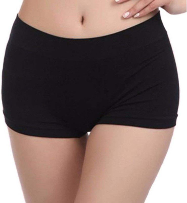 italiano fashion Women Boy Short Black Panty(Pack of 1)